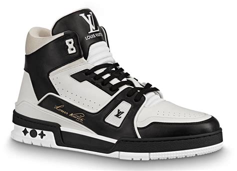 louis vuitton black or white trainers|Louis Vuitton trainer sneaker price.